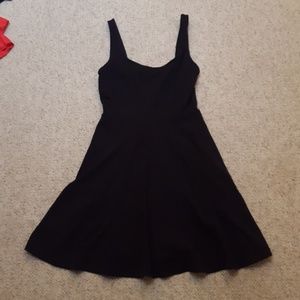 Black fit and flare dress only worn once size s